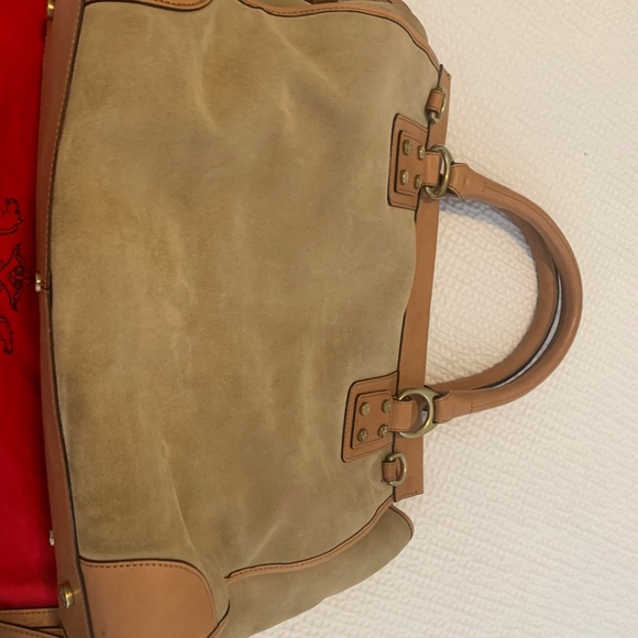 Suede Prix de Dressage handbag - Picture 3 of 15